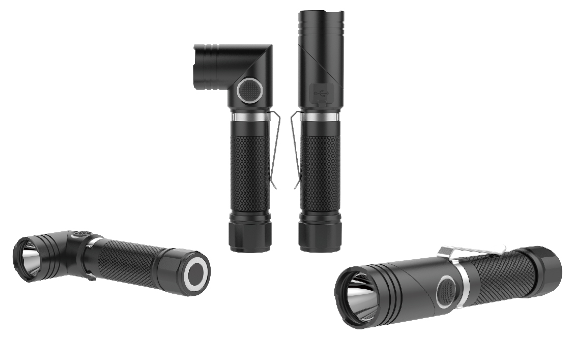 L51R 1*14500 USB Flashlight