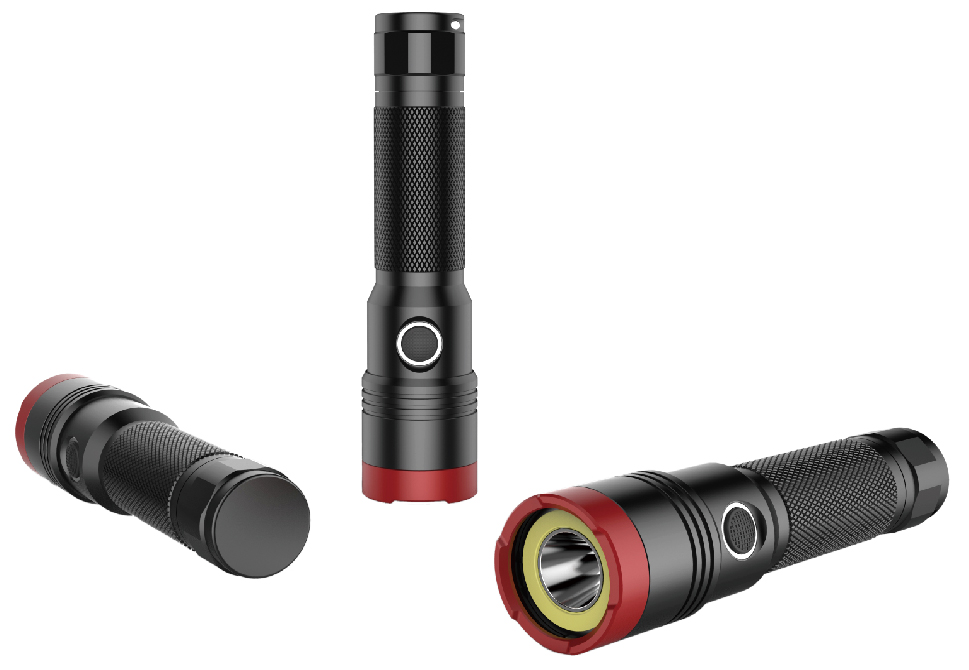 S81R-COB 1*18650 USB Flashlight