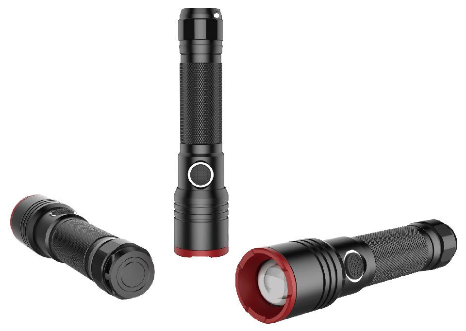 S51RF 1*14500 USB Focus Flashlight