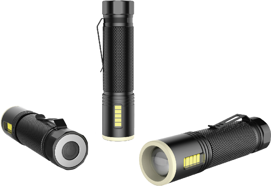 What are the types of flashlights?