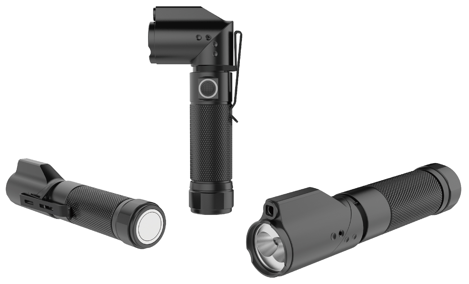 L73-UV-LASER 3*AAA L-torch Flashlight