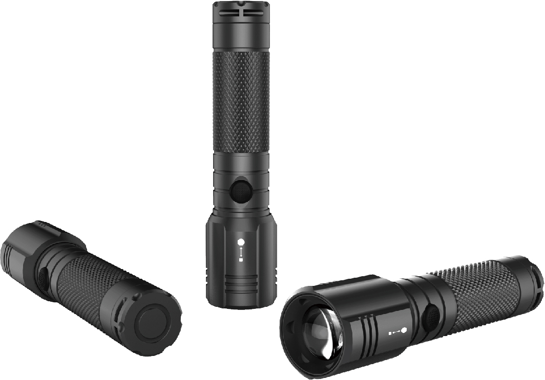 E73F 3*AAA  Focus Flashlight